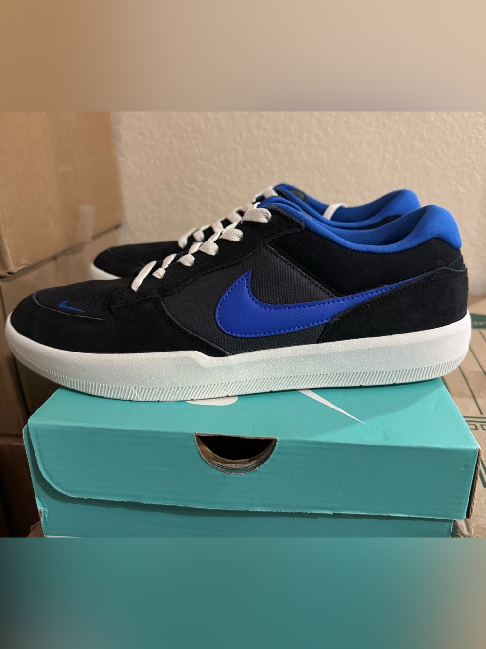 Nike SB Force 58 Black/Royal, Size 11 Men’s. Brand New